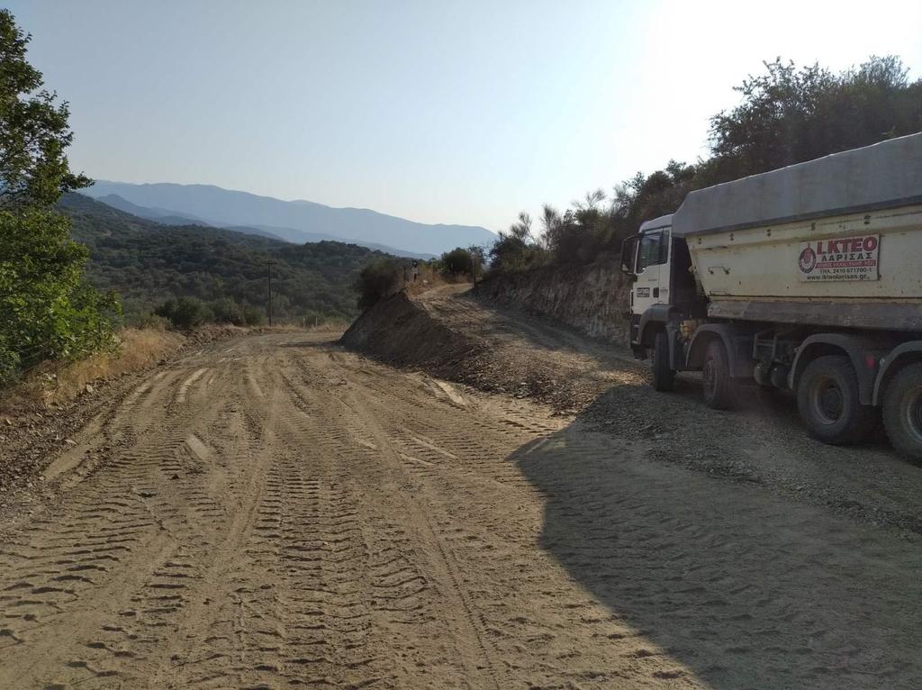 Περιφέρεια Θεσσαλίας: Σε εξέλιξη οι εργασίες του δρόμου που ενώνει Αμπελώνα – Ροδιά με Γόννους